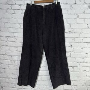 Vintage Diss Jeans Jumbo Cord Trousers Corduroy Pants 32x29 Black Baggy 90s Rare